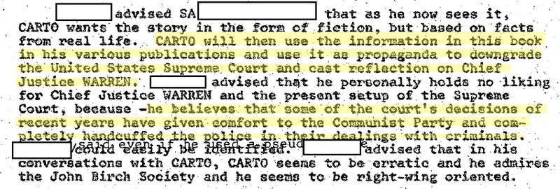Internal FBI document dated November 17, 1968